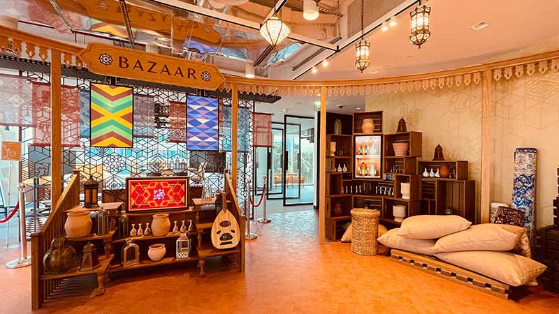 A marketplace at the Dubai Innovation Center