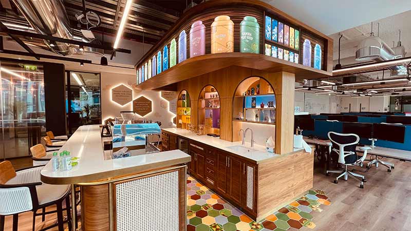 A cafe at the Dubai Innovation Center 