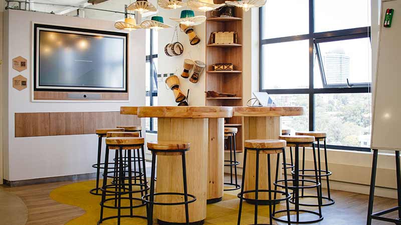 A meeting room at Nairobi Innovation Studio