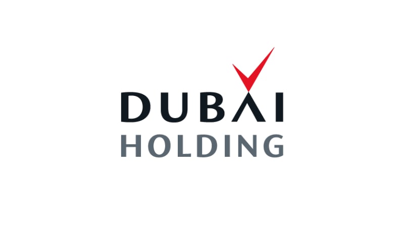 A logo of Dubai Holding