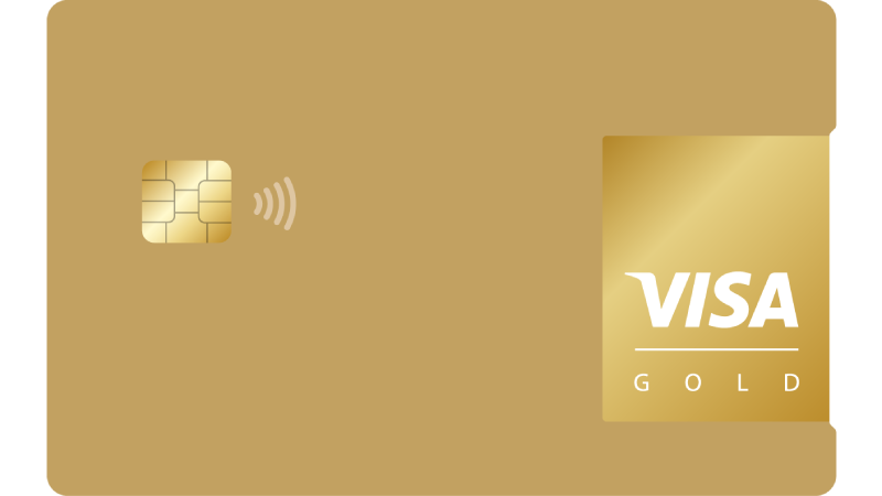 Visa Gold card