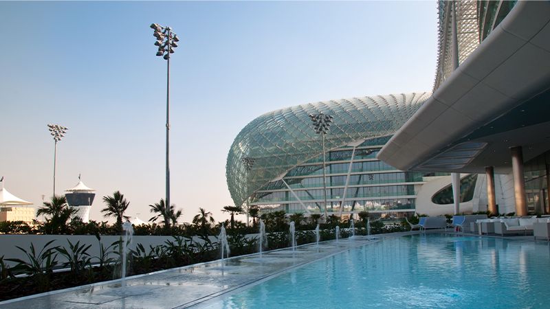 Abu Dhabi Yas Island marina circuit