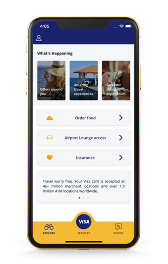 visa credit card app