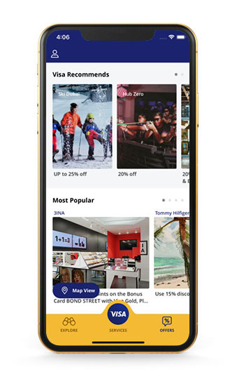 visa credit card app 