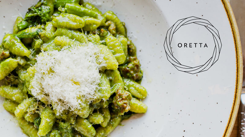 A dish from the Oretta restaurant
