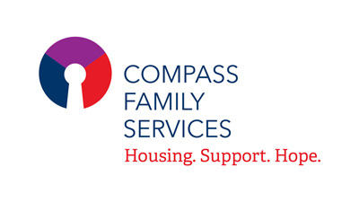 Compass family services Housing Support Hope logo.